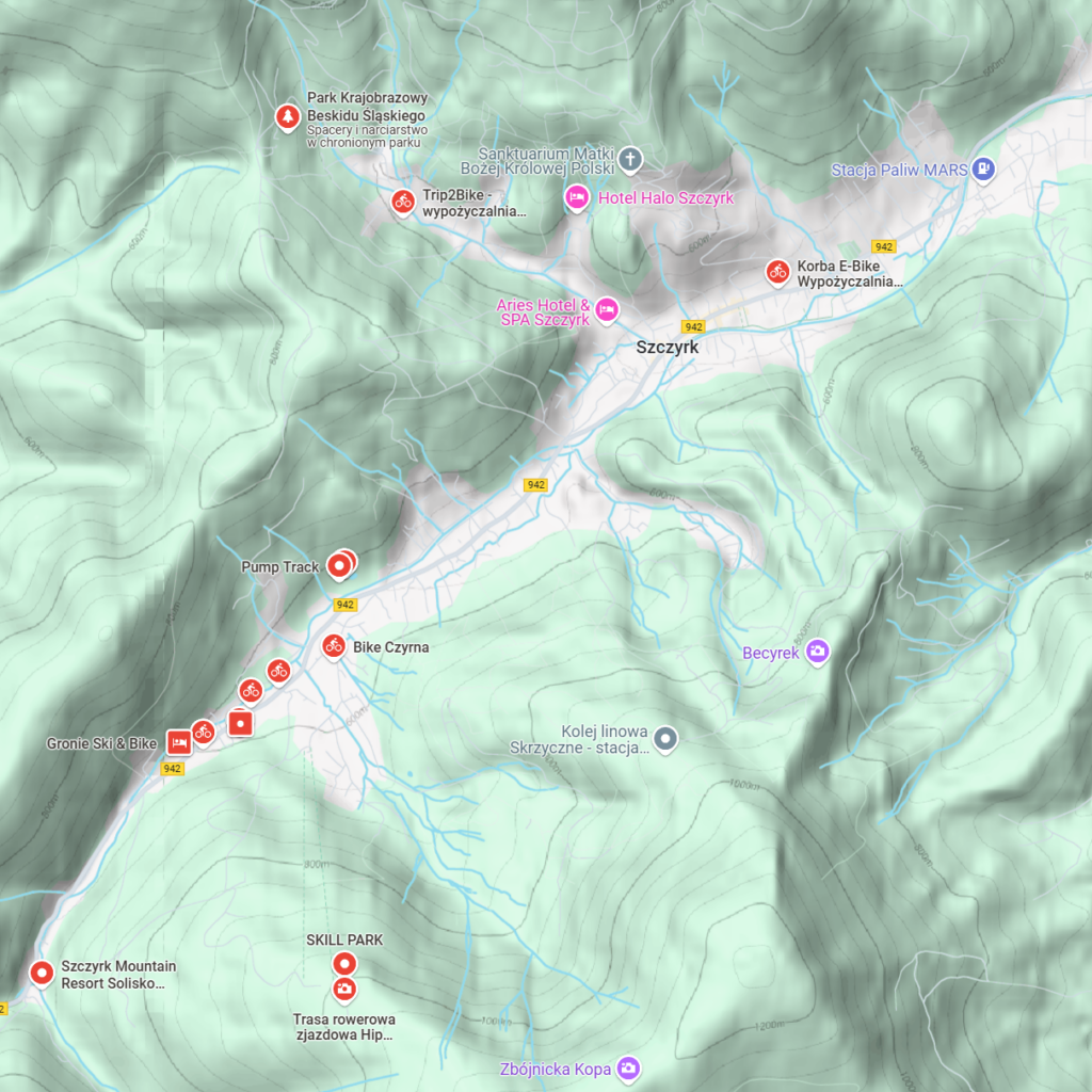 trasy rowerowe Szczyrk