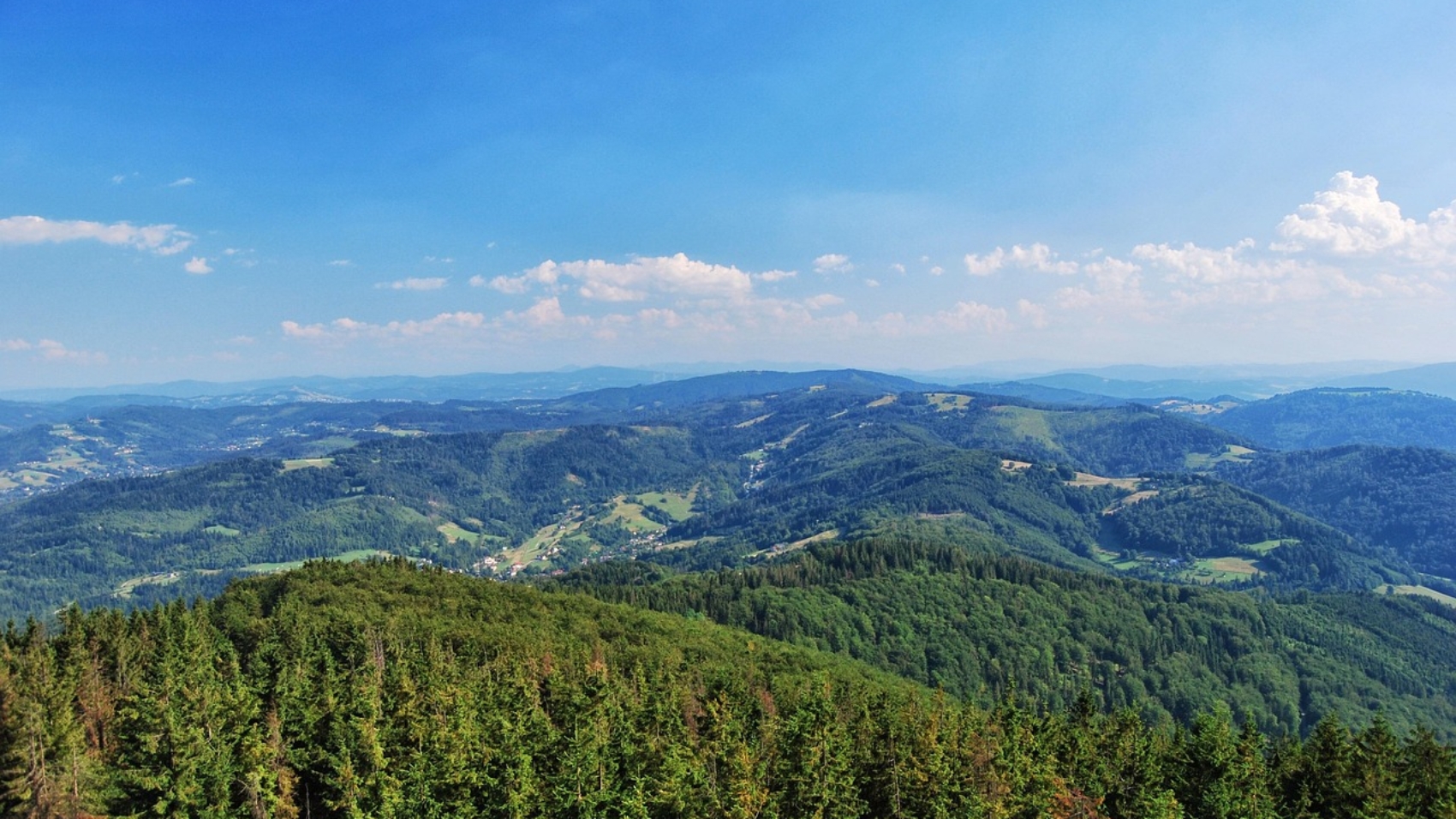 lato w beskidach
